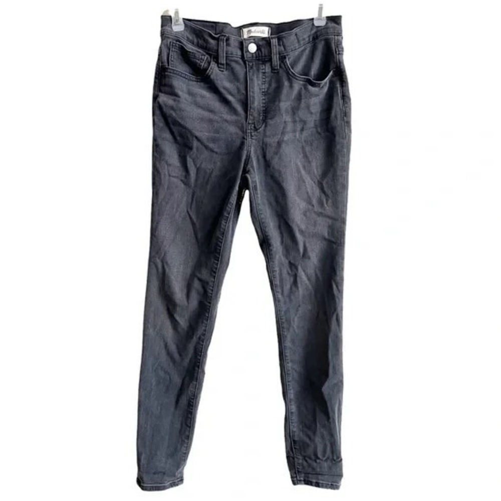 Madewell Roadtripper Skinny Jeans Black Stretch‎ Denim Size 28